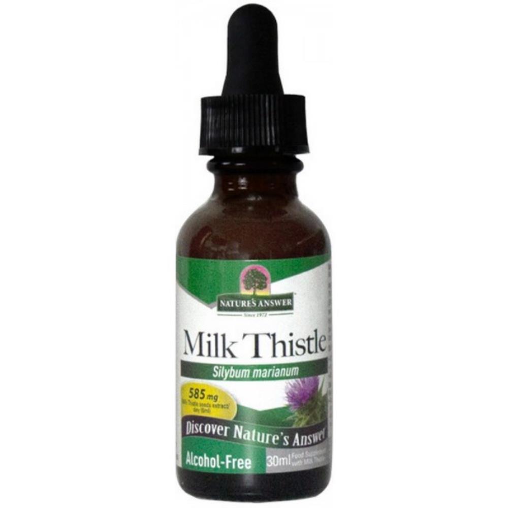 Nature's Answer Milk Thistle Alcohol Free Tincture 30ml Nourish.ie