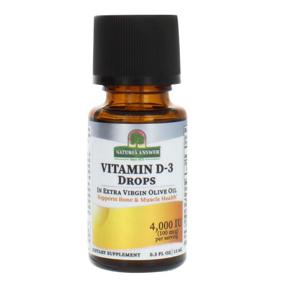 Natures Answer Vitamin D Drops 15ml Nourish Health Food Store