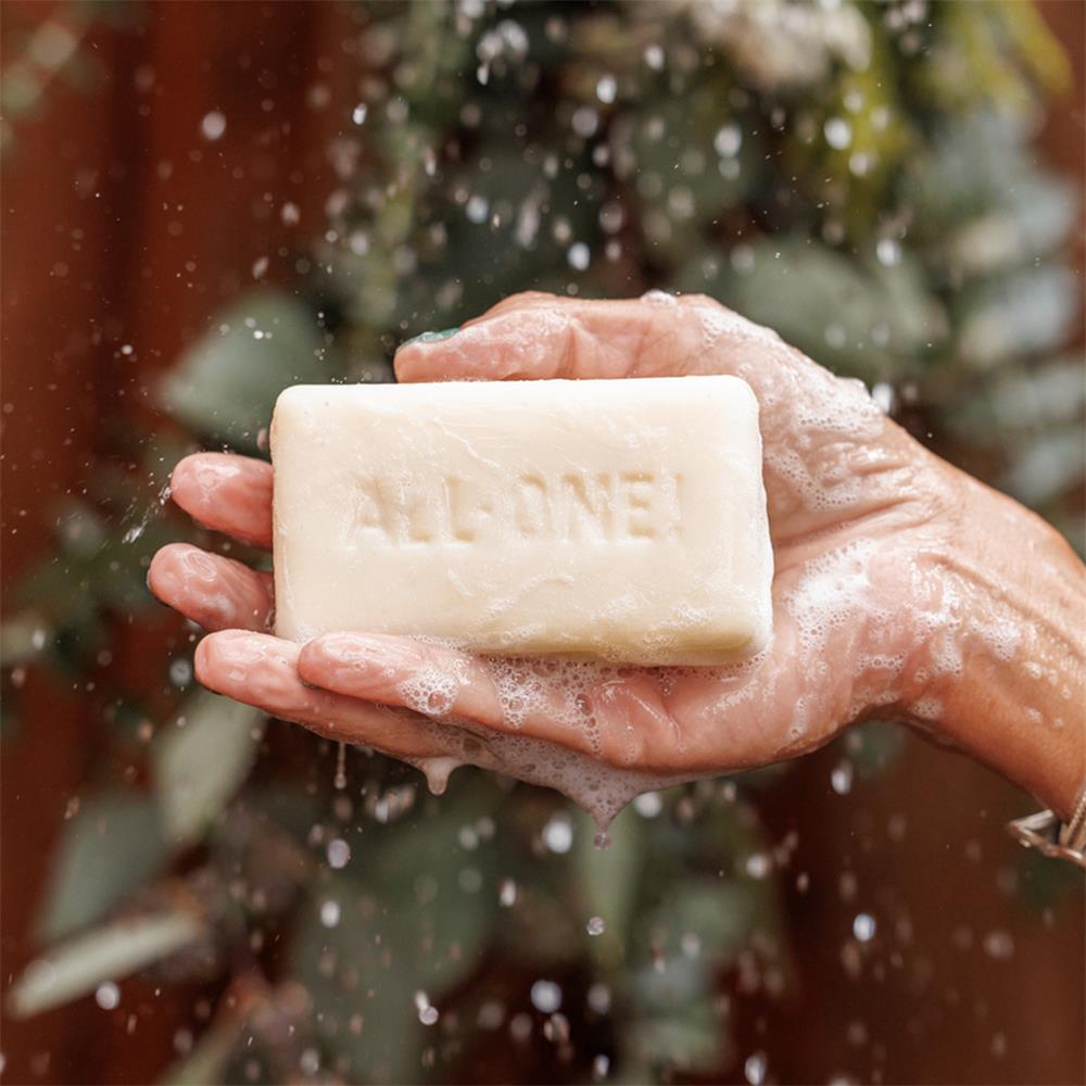 Dr Bronner's Hemp Green Tea PureCastile Soap Bar 140g Nourish.ie