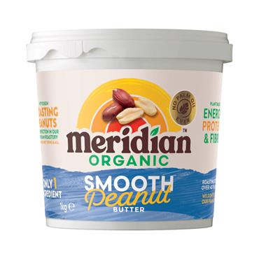 Meridian Organic Smooth Peanut Butter (No Salt) 1Kg