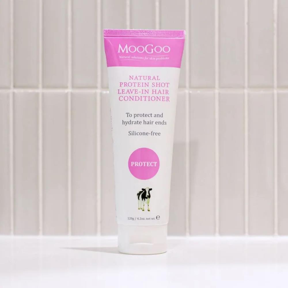 MooGoo Natural Protein Shot LeaveIn Hair Conditioner 120g Nourish.ie