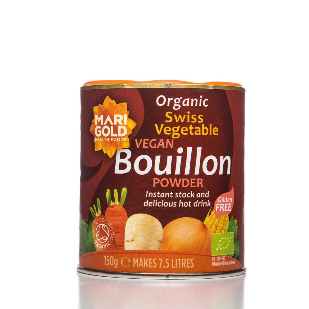 Marigold Organic Swiss Vegetable Bouillon 150g (red) Nourish.ie