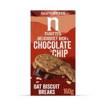 Nairn's Gluten Free Chocolate Chip Oat Biscuit Breaks 160g