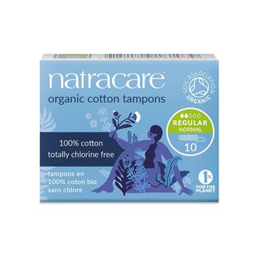 Natracare Organic Regular Tampons No Applicator 10s