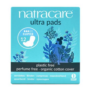 Natracare Organic Super Ultra Pads with Wings 12s