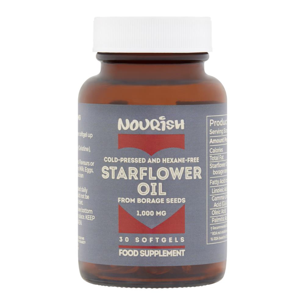 Starflower Oil 1000mg SoftGels 30s Nourish Health Food Store