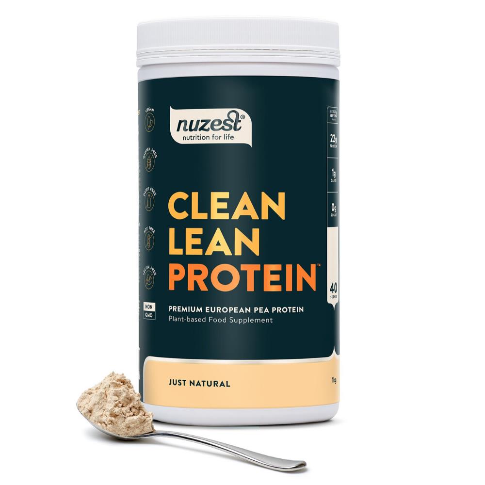Nuzest Clean Lean Protein Just Natural 1kg Nourish.ie Nourish