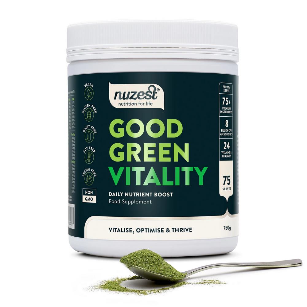 Nuzest Good Green Vitality 750g Nourish.ie Nourish Health Food Store