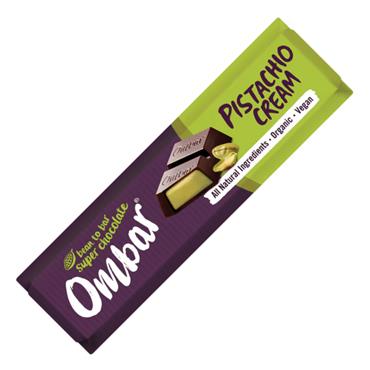 Ombar Dark Chocolate with Pistachio Cream Bar