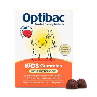 Optibac Kids Gummies Strawberry Flavour 30s