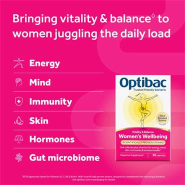 Optibac Women's Wellbeing 30s