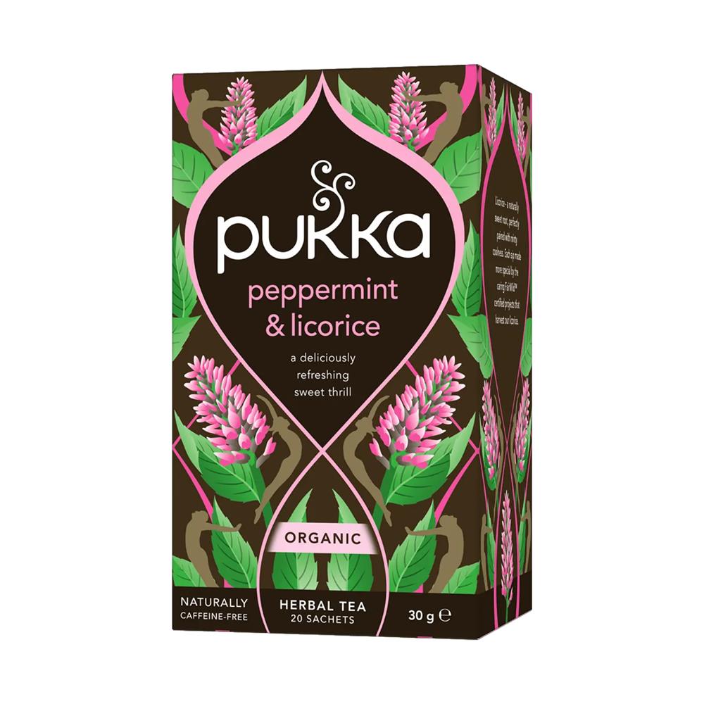 Pukka Organic Peppermint & Licorice Tea 20s Nourish.ie Nourish
