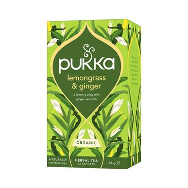 Pukka Organic Lemongrass & Ginger Tea 20s