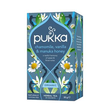 Pukka Organic Chamomile, Vanilla & Manuka Honey Tea 20s