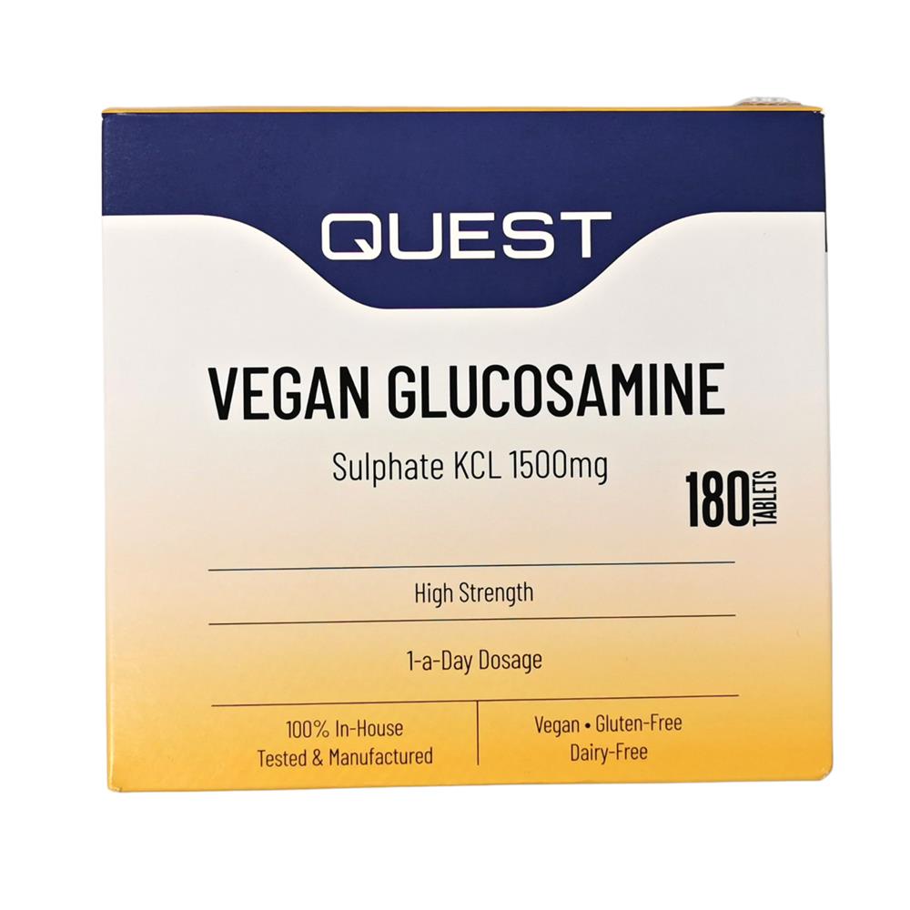Quest Vegan Glucosamine Sulphate 1500mg 180s Nourish.ie Nourish
