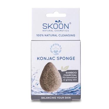 Skoon Bamboo Charcoal Konjac Sponge
