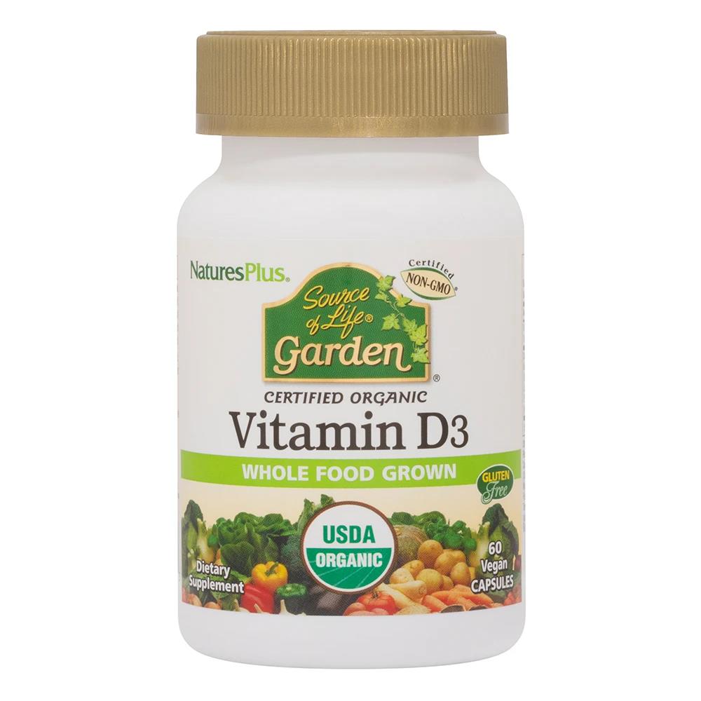 Nature's Plus Source of Life Garden Organic Vitamin D3 60s Nourish.ie