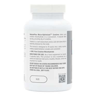 Natures Plus Creatine Micro-Optimised 120s