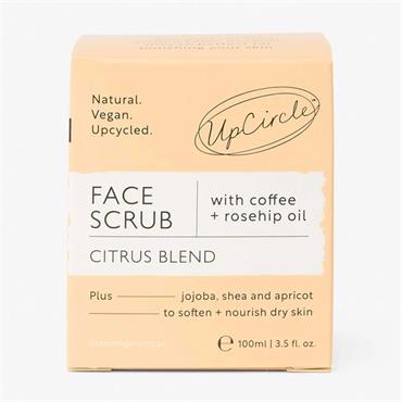 UpCircle Face Scrub with Coffee & Rosehip Oil Citrus Blend 100ml