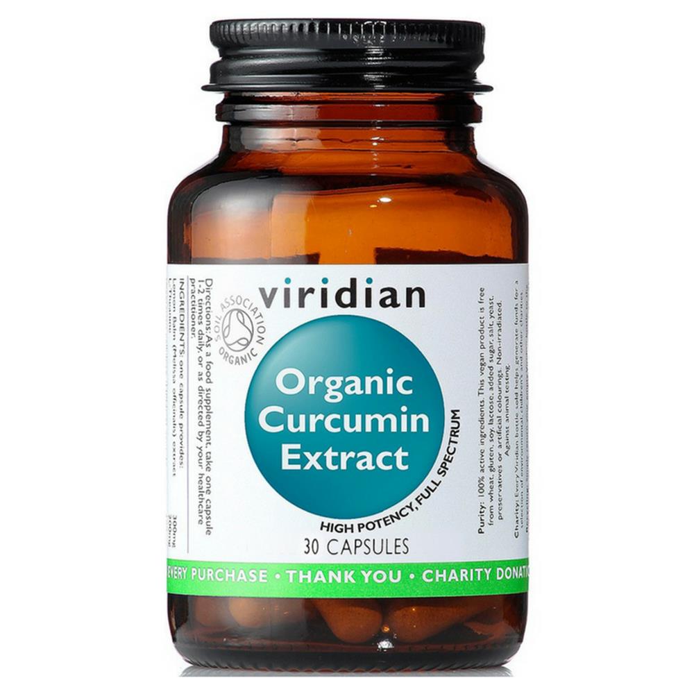 Viridian Organic Curcumin Extract 30s Nourish.ie Nourish Health