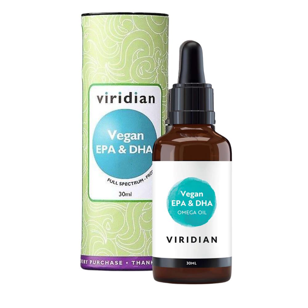 Viridian Vegan EPA & DHA Oil 30ml Nourish.ie Nourish Health Food Store