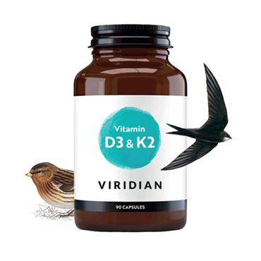 Viridian Vitamin D3 & K2 90s