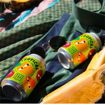 All About Kombucha Tropical Live Organic Soda 330ml