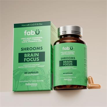 FabU Focus Brain with Lion's Mane, Amino Acids & Vitamins 60s