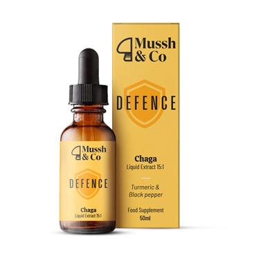 Mussh & Co Chaga Defence Drops with Turmeric & Black Pepper 50ml