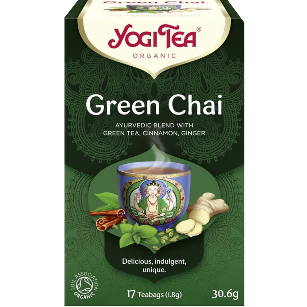 Yogi Tea Organic Green Chai Tea 17s Nourish.ie Nourish Health Food