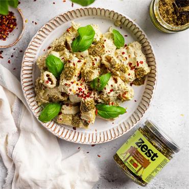 Zest Vegan Basil Pesto with Cashew Nuts 165g
