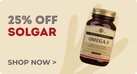 25% Off Solgar. Shop now.