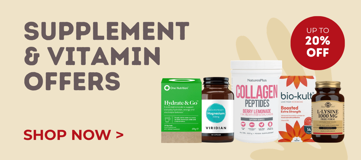 Supplement and vitamin offers. Shop now. Up to 20% off.
