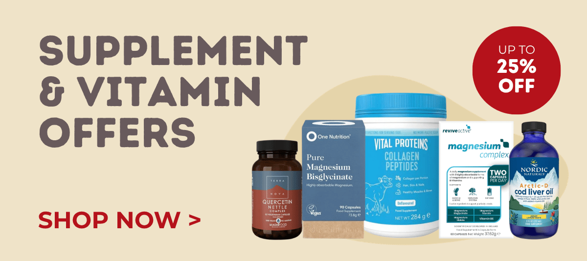 Supplement and vitamin offers. Up to 25% off. Shop now.