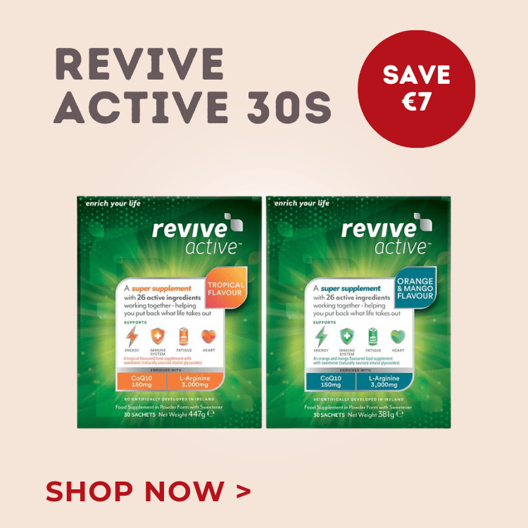 Save €7 on Revive Active 30s. Shop now.