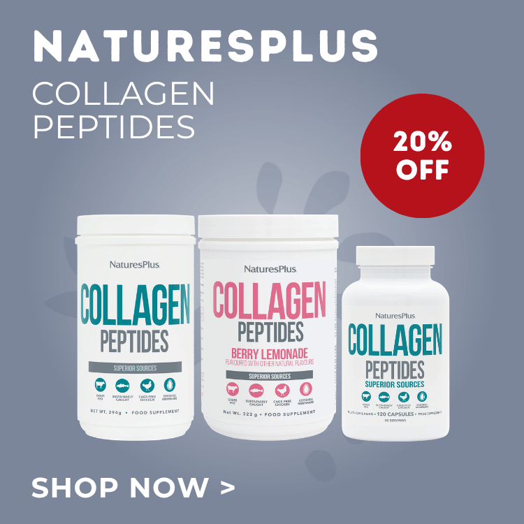 20% off NaturesPlus Collagen Peptides. Shop now.