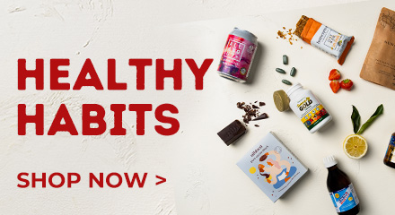Healthy habits. Shop now.