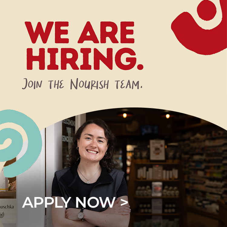 We are hiring. Join the Nourish Team. Apply now.