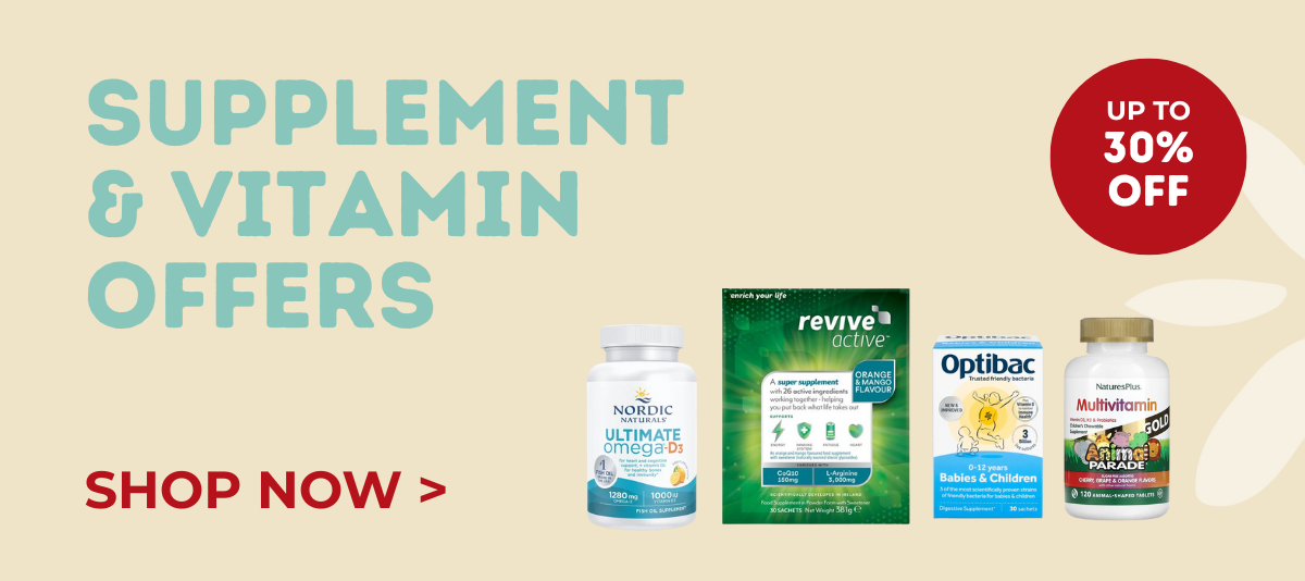 Supplement & Vitamin Offers at Nourish