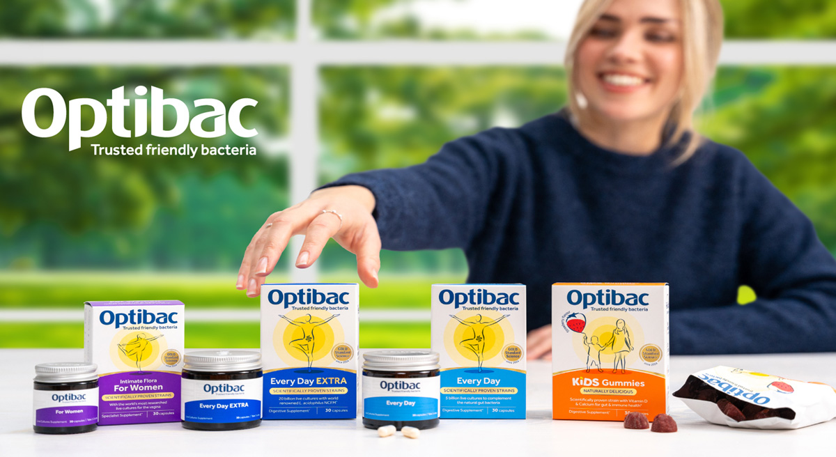 Optibac Home Page Banner Trusted Friendly Bacteria