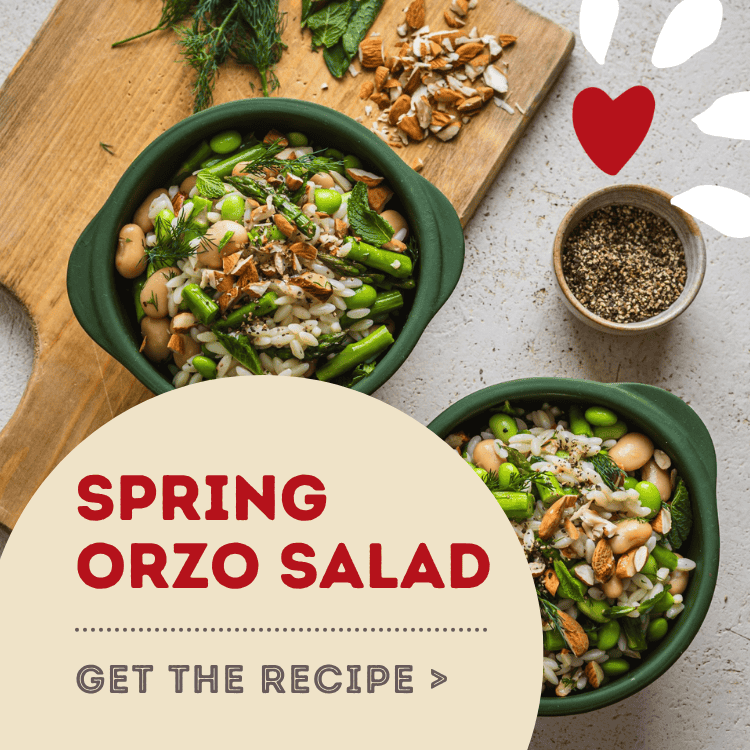 Spring Orzo Salad. Ge the recipe.