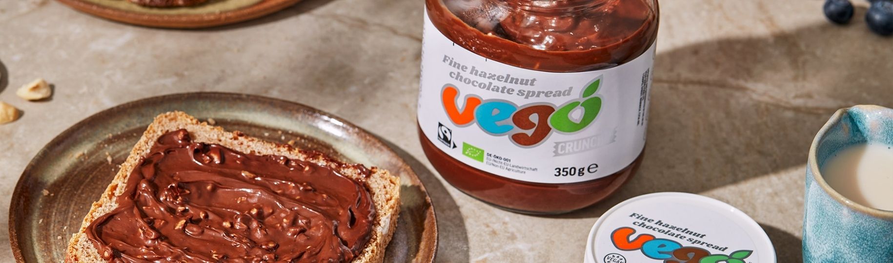 Vego crunchy spread banner