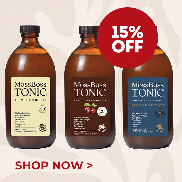 15% Off Moss Boss Tonic. Shop now.