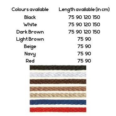 PEDAG 120 CORD LACES - DARK BROWN