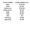 PEDAG 120CM FLAT LACES - BLACK