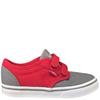 VANS BOYS 2 STRAP VEL ATWOOD SHOE - GREY RED