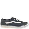 VANS LDS CANVAS MILTON TIE SHOE - BLACK WHITE