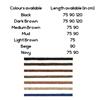 PEDAG 75CM ROUND LACES - DARK BROWN