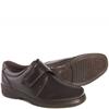 PINOSO MENS EXTRA WIDE FIT VELCRO SHOE - BROWN