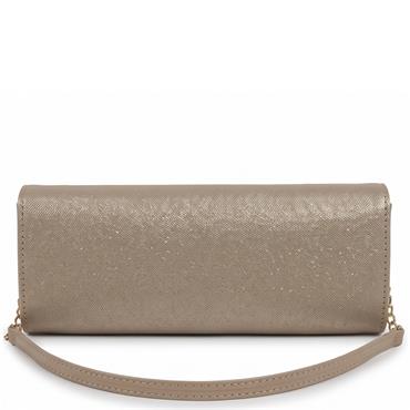 EMIS WOMENS CLUTCH HANDBAG - CHAMPAGNE